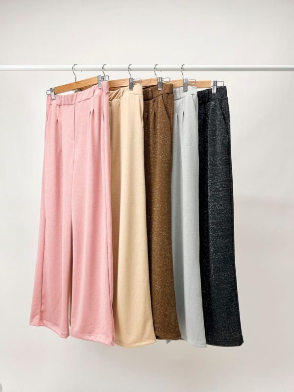 [5013] Pantalon Recto Lanilla Lurex