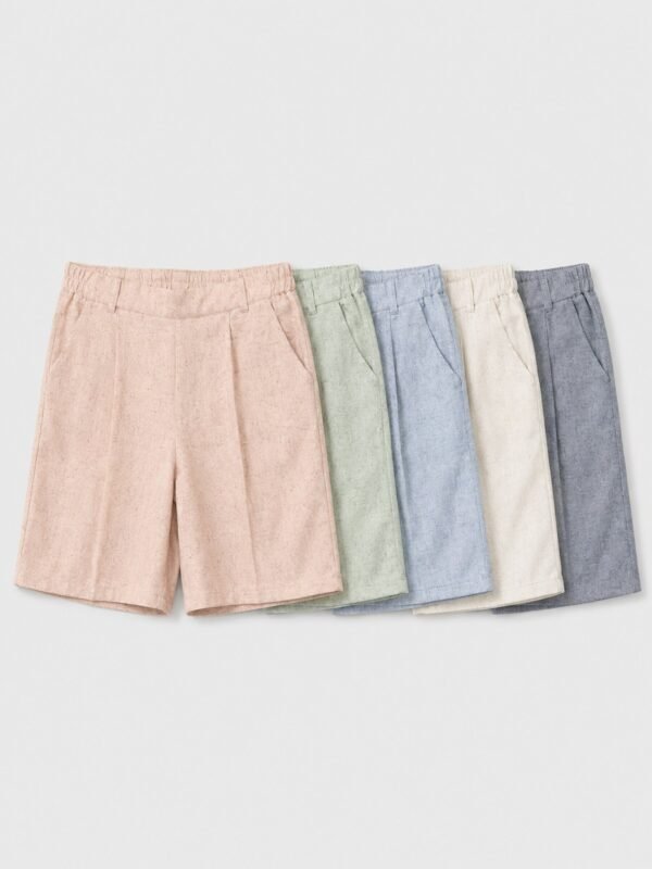 [603] Short Lino Jaspeado